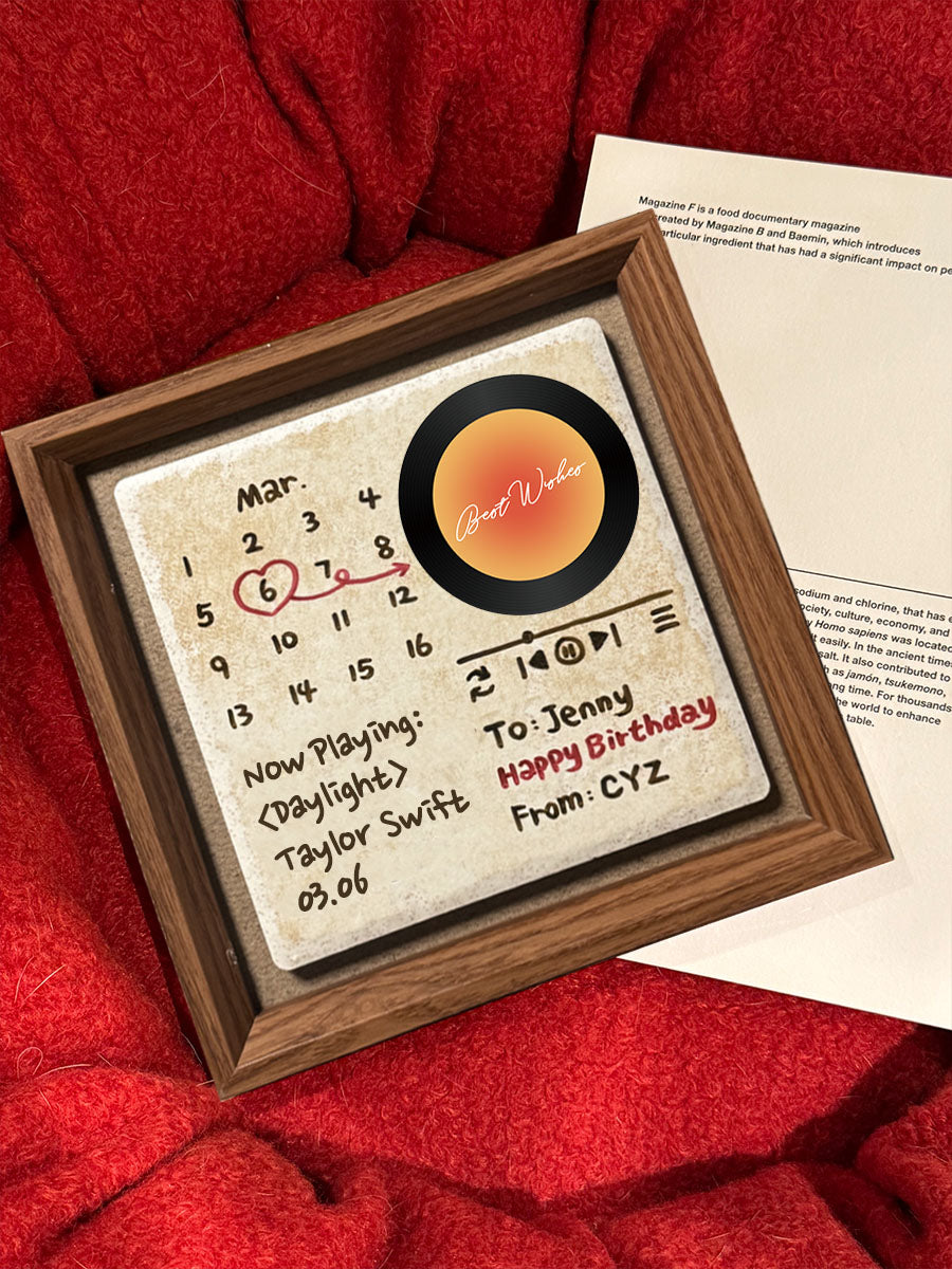 Music Frame, NFC Gift  with Hand-painted and Customized, Perfect Birthday Gifts