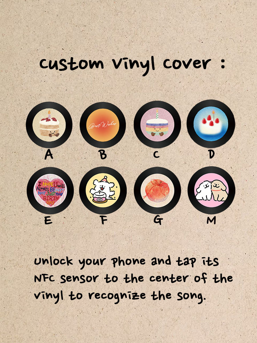 Music Frame, NFC Gift  with Hand-painted and Customized, Perfect Birthday Gifts